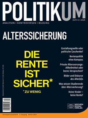 cover image of Alterssicherung